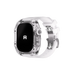 Reqior Apple Watch 45mm Polymer Case with Rubber Strap (Transparent)