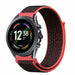 Fossil Gen 6 44mm Nylon Strap (Black/Coral)