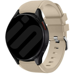 Amazfit Bip U (Pro) Twill Silicone Strap (Beige)