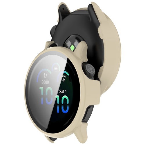 Garmin Vivoactive 6 Hard Case with Glass (Beige)