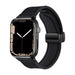 Apple Watch Ultra D-Buckle Leather Strap (Black)