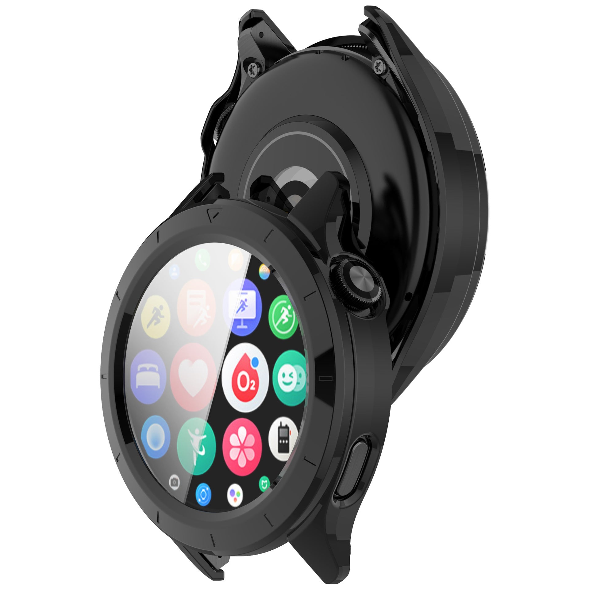 Xiaomi Watch S4 Hard Case with Glass (Black)
