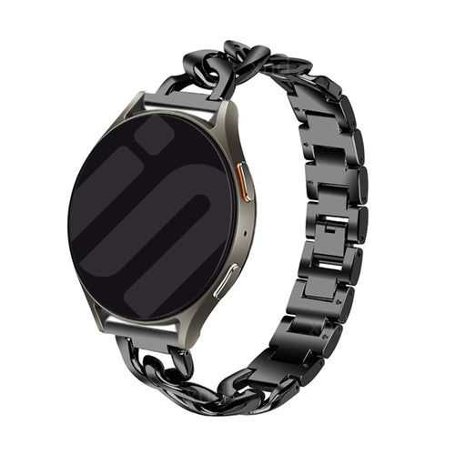 Samsung Galaxy Watch 4 - 40mm Steel Chain Strap (Black)