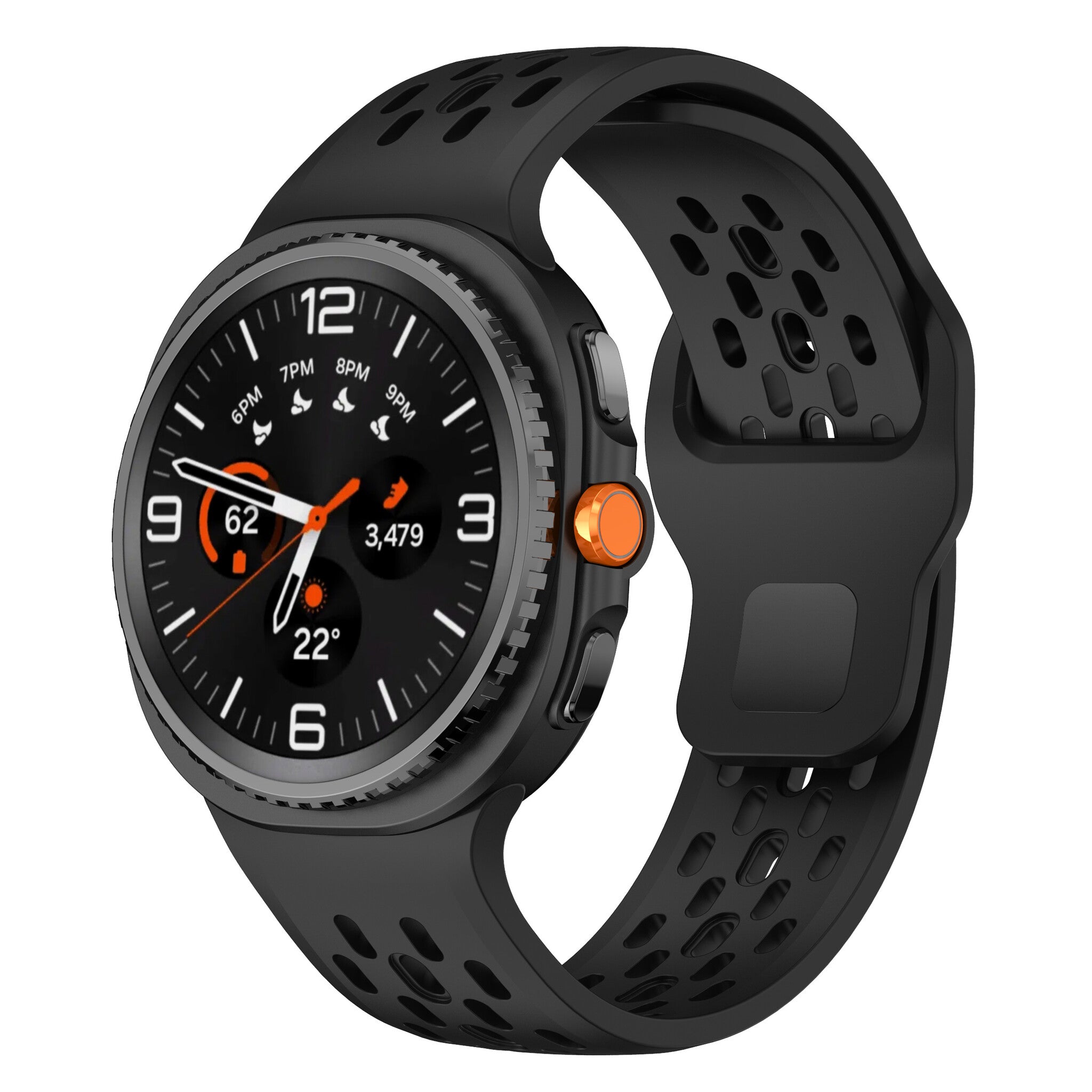 Samsung Galaxy Watch 9 - 40mm Silicone Air Strap (Black)
