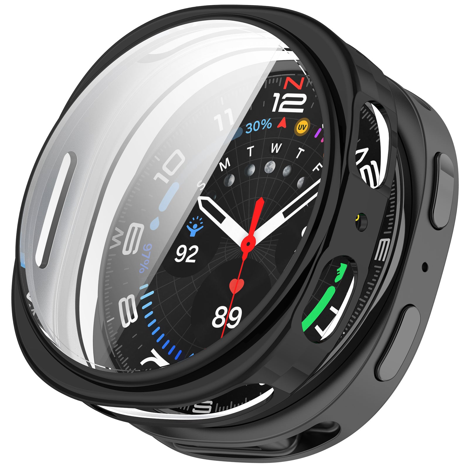 Samsung Galaxy Watch 8 - 44mm / 9 - 44mm TPU Case (Black)