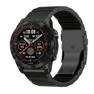 Garmin Fenix 6x Titanium Hybrid Strap (Black)
