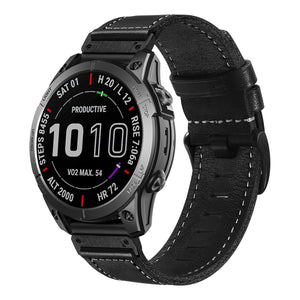 Amazfit T-Rex Ultra 2 Premium Leather Strap (Black)