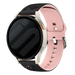 Xiaomi Amazfit GTS Flower Silicone Strap (Black/Light Pink)