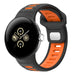 Google Pixel Watch 5 - 45mm Sport Duo Strap (Black/Orange)