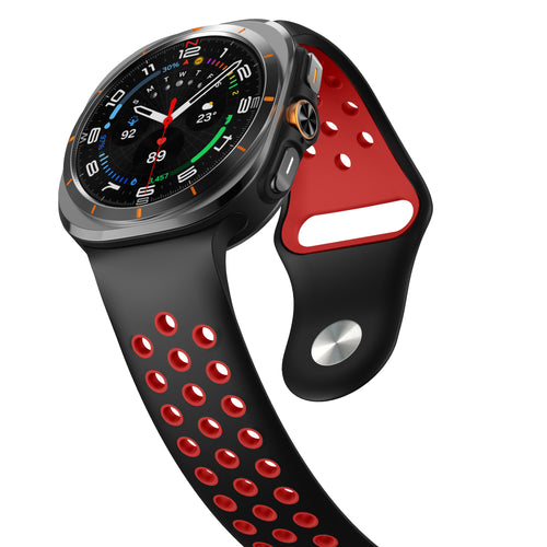 Samsung Galaxy Watch Ultra Sport Strap (Black/Red)