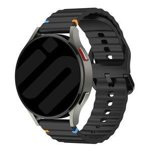 Suunto 9 Peak Wave Silicone Strap (Black)