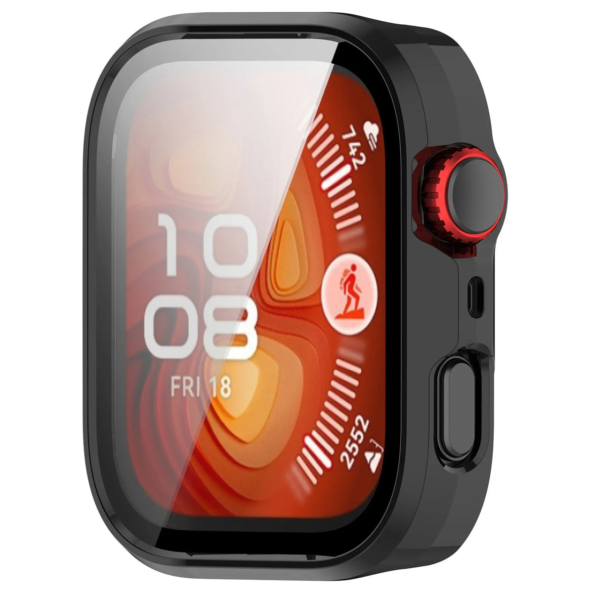 Huawei Watch Fit 4 Pro Hard Case with Glass (Black)