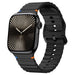 Apple Watch Wave Silicone Strap (Black)