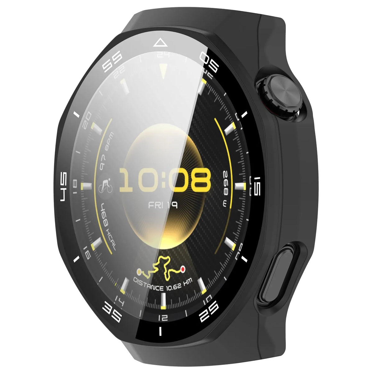 Huawei Watch GT 6 Pro Hard Case with Glass (Black)