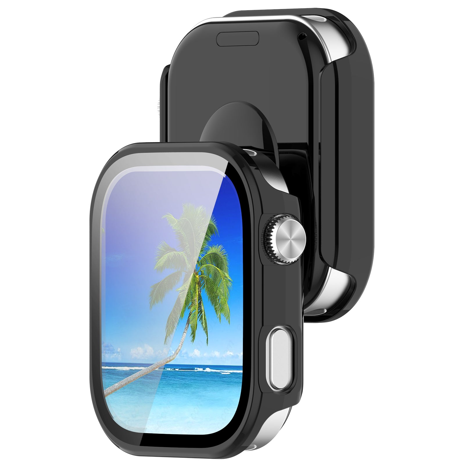 Redmi Watch 6 PC Case with Glass (Black)