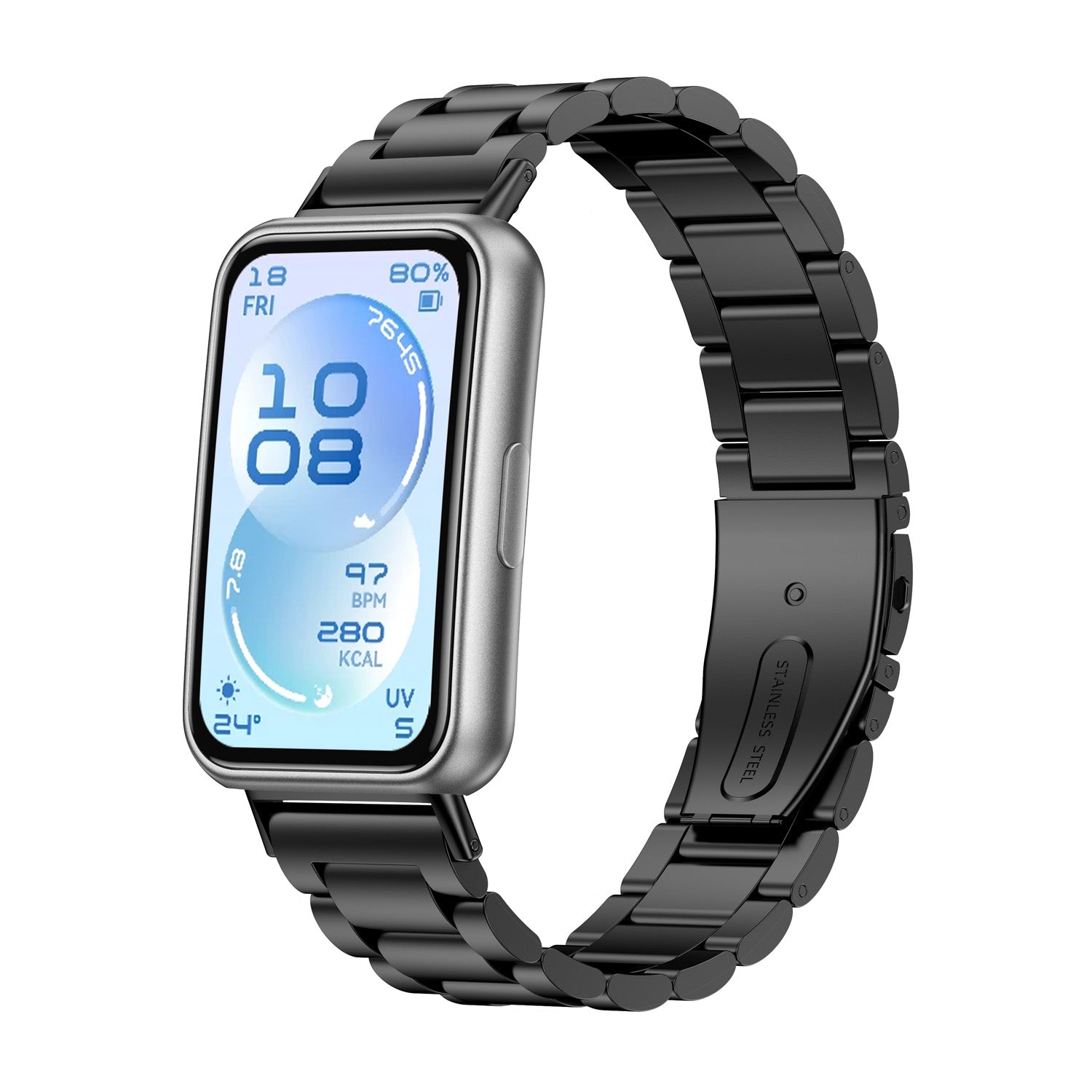Huawei Band 11 Steel Strap (Black)