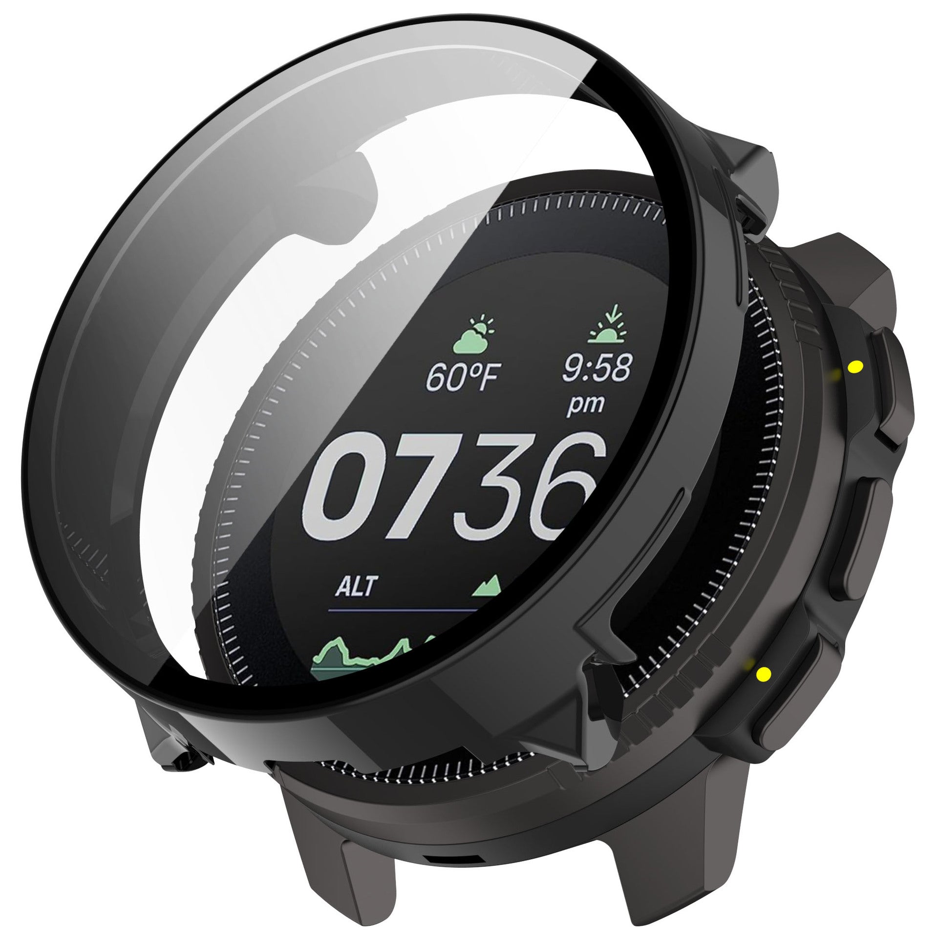 Suunto Vertical Hard Case with Glass (Black)