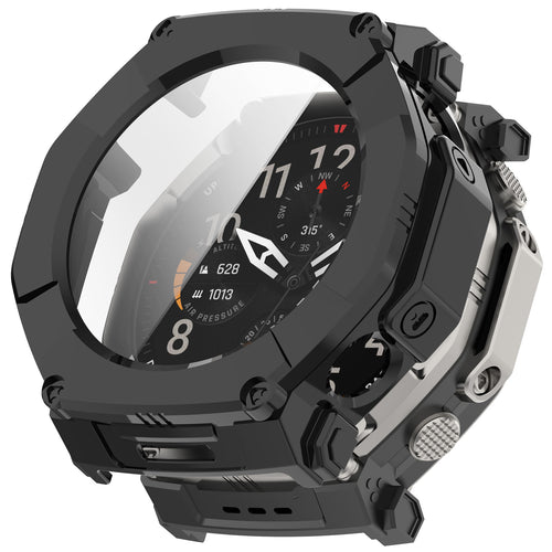 Amazfit T-Rex Ultra 2 PC Case with Glass (Black)