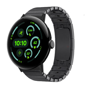 Google Pixel Watch 3 - 45mm Premium Metal Link Strap (Black)