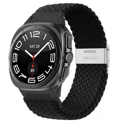 Samsung Galaxy Watch Ultra 2 Braided Nylon Strap (Black)