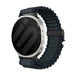 Samsung Galaxy Watch 8 Classic Outdoor Nylon Strap with P-Buckle (Black with Black)