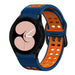 Samsung Galaxy Watch 4 40mm Squared Sport Strap (Blue/Orange)