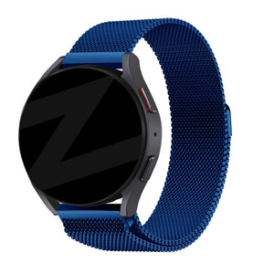Bandz Garmin Forerunner 245 Milanese Loop Strap (Blue)