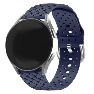 Polar Ignite Woven Silicone Strap (Dark Blue)