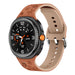 Samsung Galaxy Watch 8 - 40mm Flower Silicone Strap (Brown/Beige)