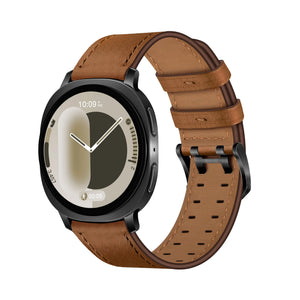 Samsung Galaxy Watch 9 - 44mm Double Pin Leather Strap (Brown)