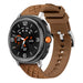 Samsung Galaxy Watch 9 - 40mm Diamond Leather Hybrid Strap (Brown)
