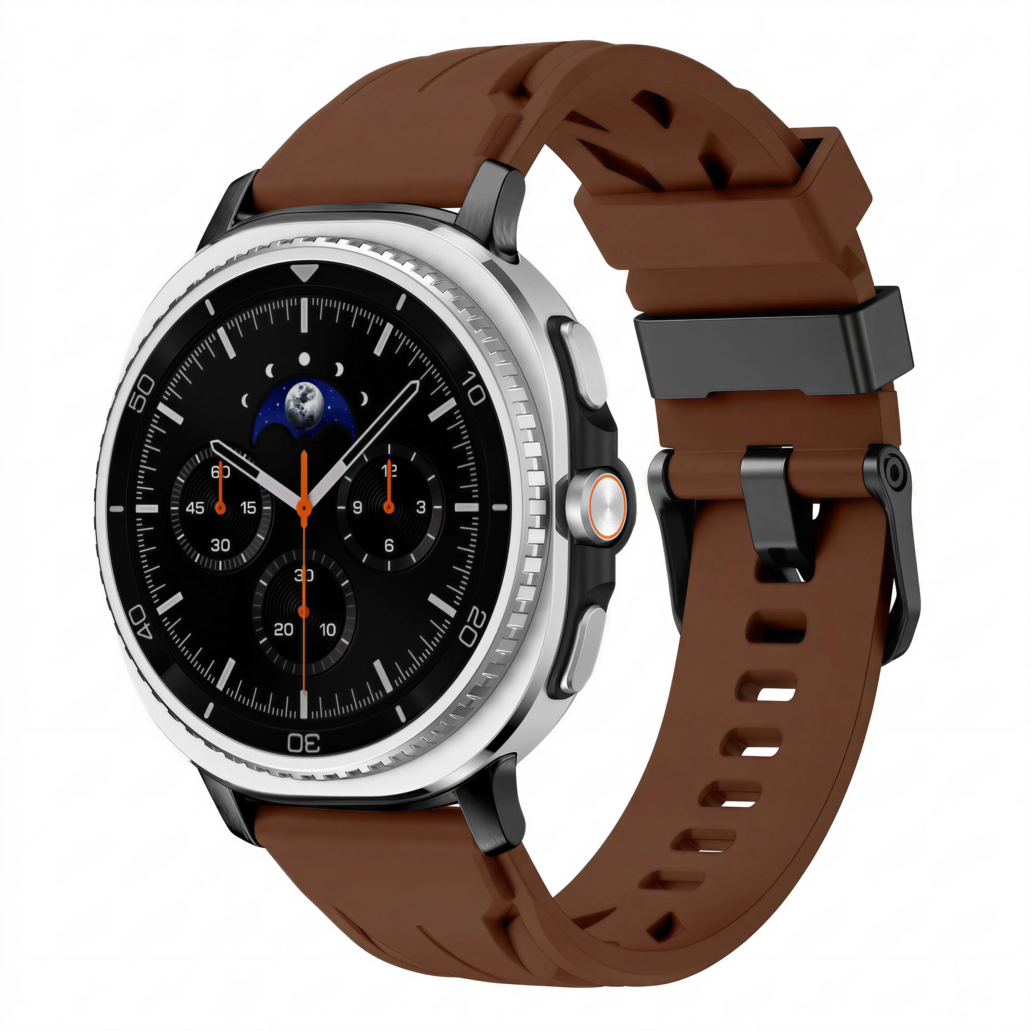 Samsung Galaxy Watch 9 - 40mm Race Silicone Strap (Brown)