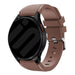 Amazfit Bip U (Pro) Twill Silicone Strap (Brown)