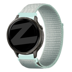 Bandz Garmin Forerunner 265s Nylon Loop Strap (Light Cyan)