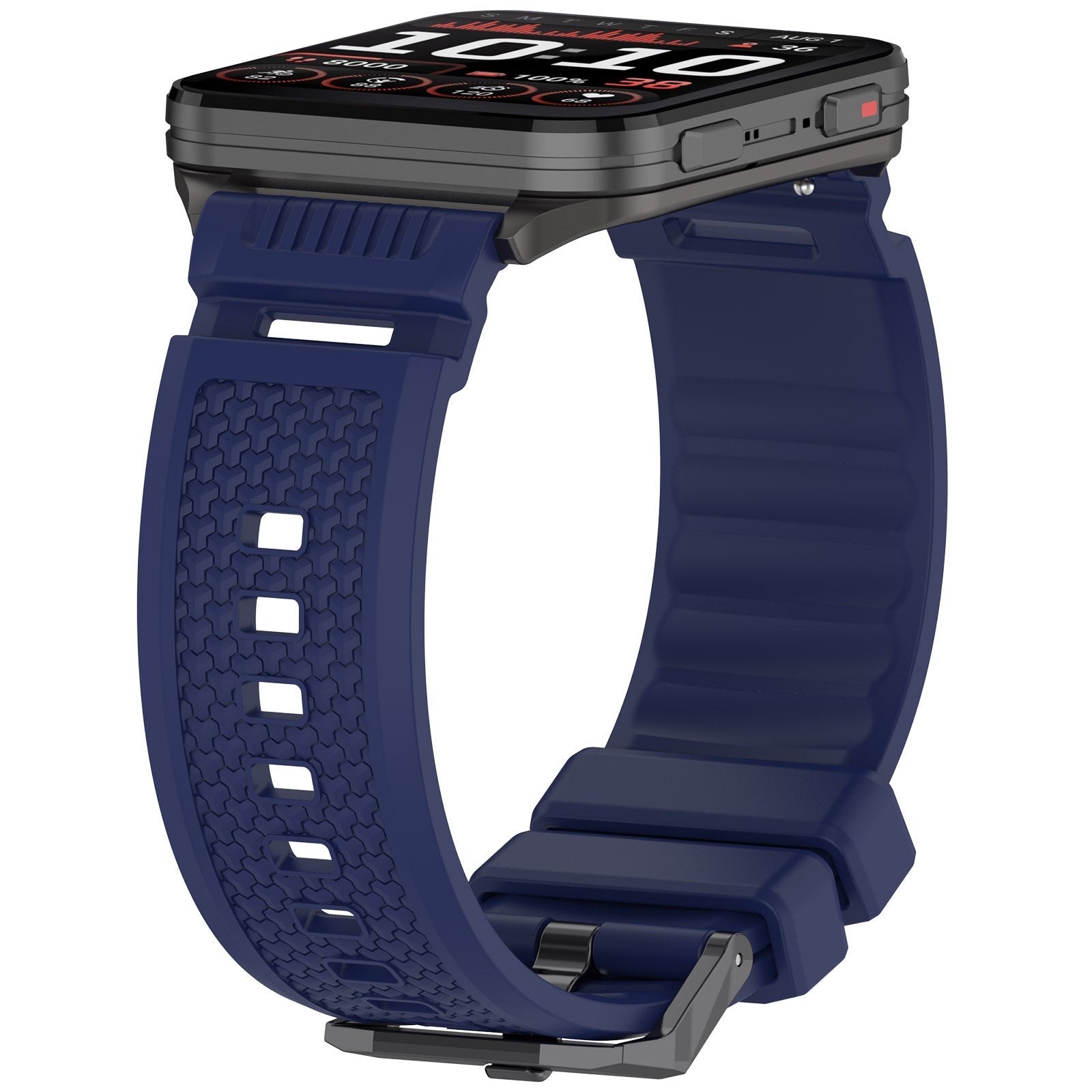 Coros Apex 4 - 46mm Silicone Strap (Dark Blue)