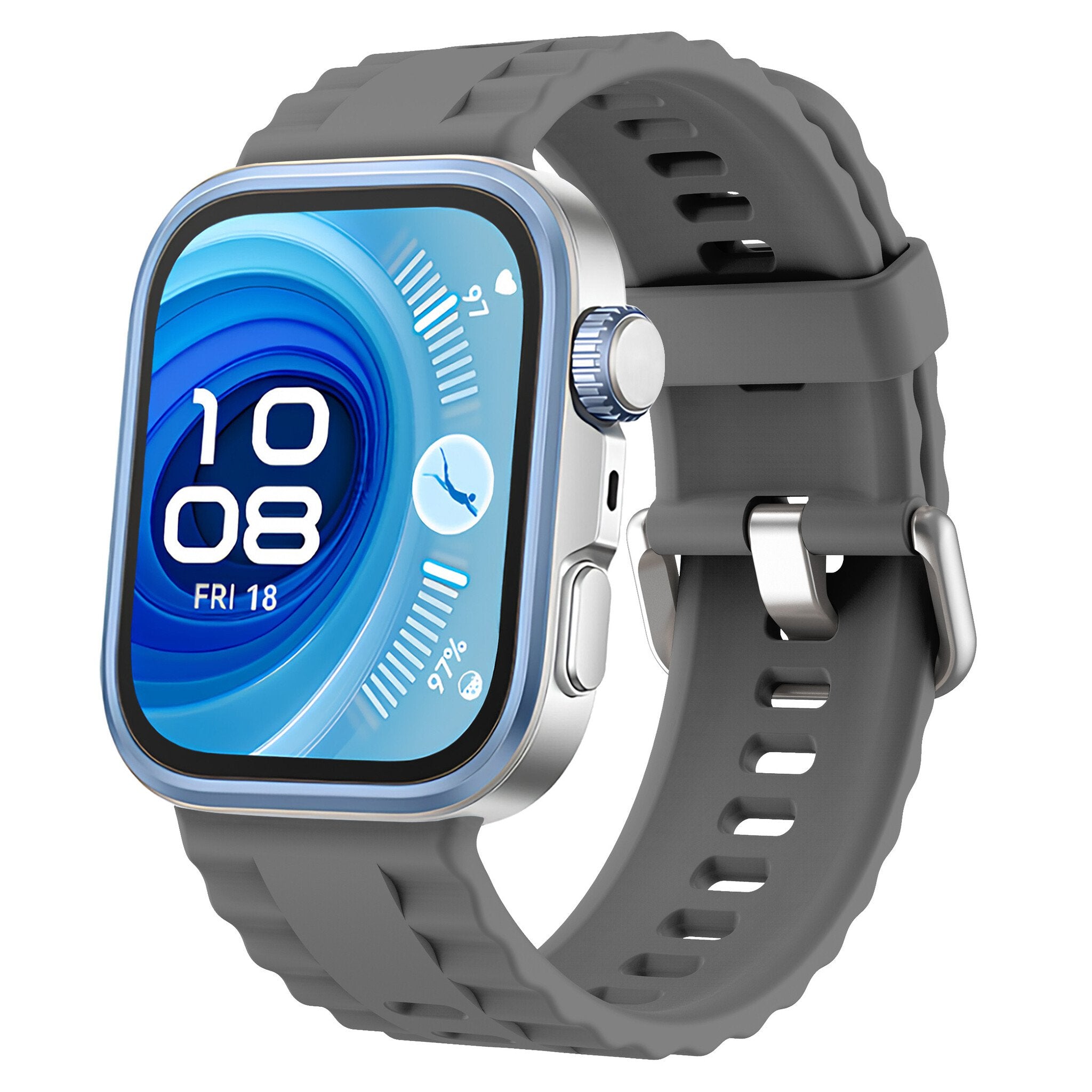 Huawei Watch 3 (Pro) Silicone Strap 'Classic' (Dark Grey)