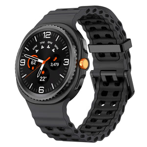 Samsung Galaxy Watch 9 - 40mm Ocean Strap (Dark Grey/Black)