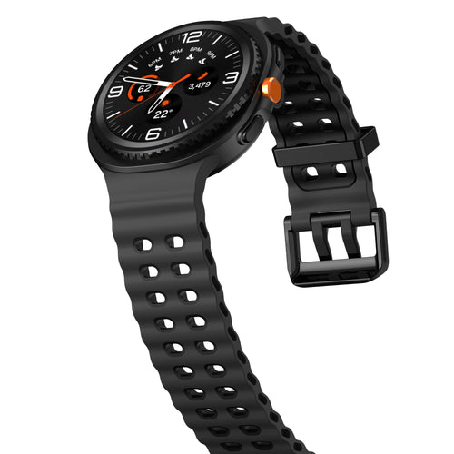 Samsung Galaxy Watch 9 - 40mm Ocean Strap (Dark Grey/Black)