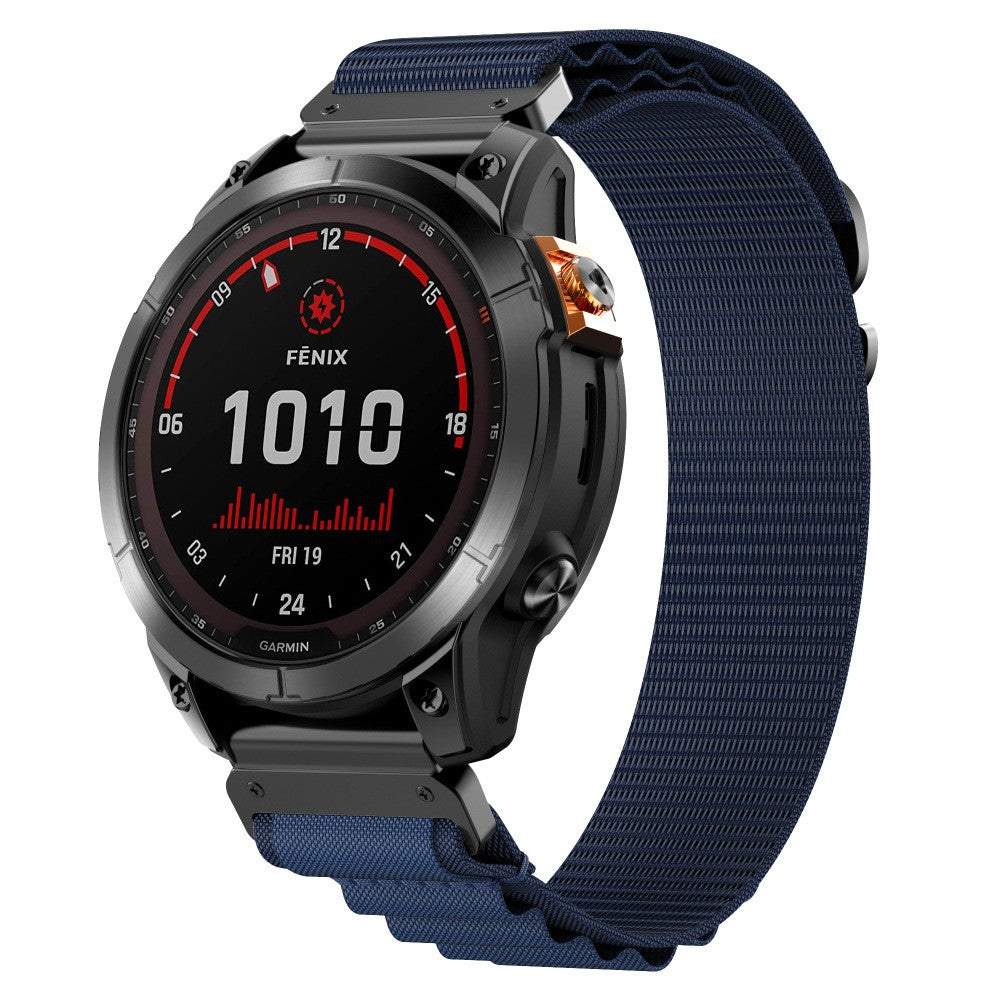 Garmin Fenix 8 - 51mm Alpine Nylon Strap (Dark Blue)