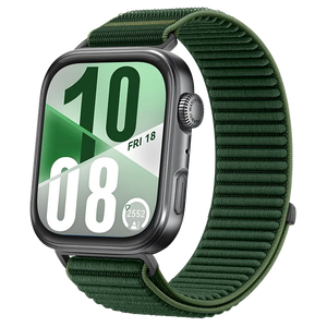 Huawei Watch Fit 5 Wave Nylon Strap (Dark Green)