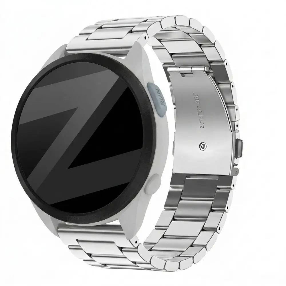 Bandz Garmin Forerunner 165 Steel Strap 'Classic' (Silver)