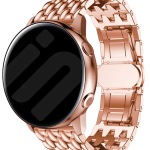 Amazfit Bip 5 Dragon Steel Strap (Rose Gold)