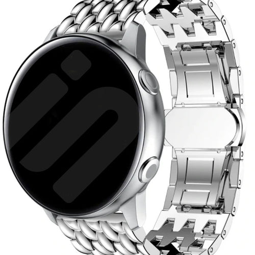 Amazfit Bip 5 Dragon Steel Strap (Silver)