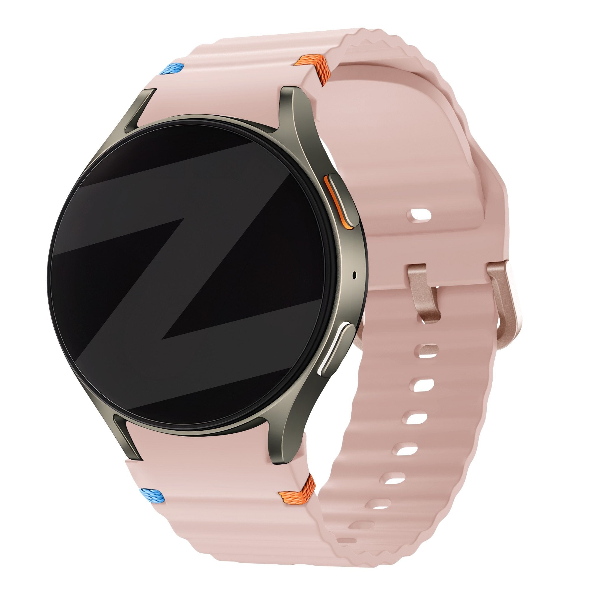 Bandz Samsung Galaxy Watch 6 - 44mm Wave Strap 'Easy Fit' (Light Pink)