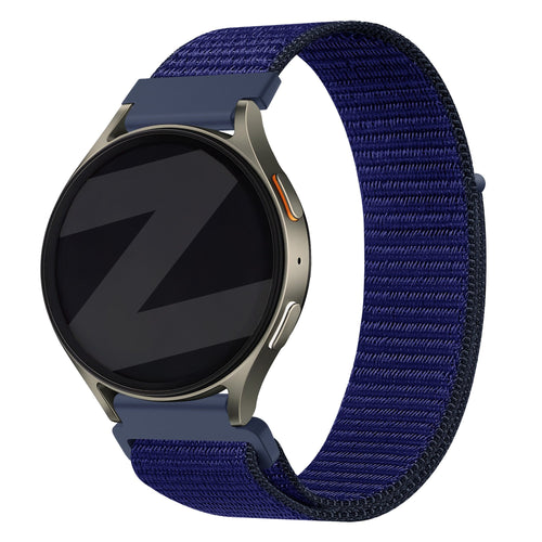 Bandz Huawei Watch GT 4 - 41mm Nylon Strap 'Easy Fit' (Blue)