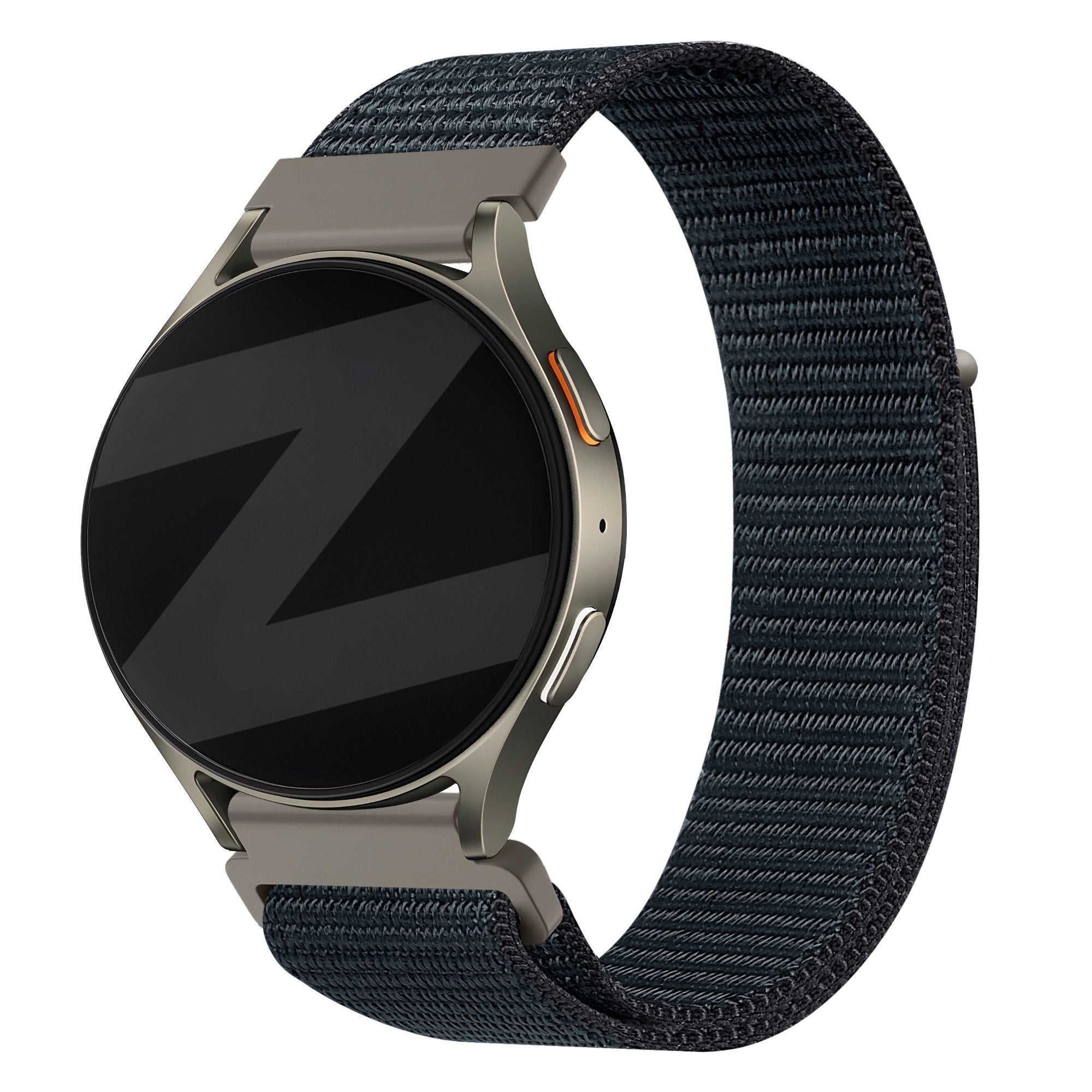 Bandz Huawei Watch GT 4 - 46mm Nylon Strap 'Easy Fit' (Greyblue)
