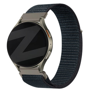 Bandz OnePlus Watch Nylon Strap 'Easy Fit' (Greyblue)