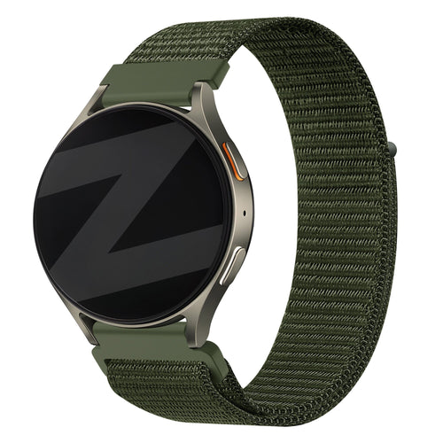 Bandz Withings ScanWatch 2 - 42mm Nylon Strap 'Easy Fit' (Green)