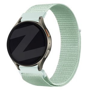 Bandz Huawei Watch GT 3 Pro 43mm Nylon Strap 'Easy Fit' (Light Green)