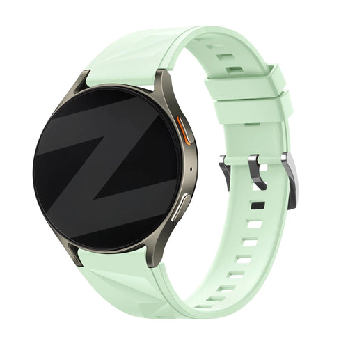 Bandz Fossil Gen 5e - 42mm Silicone Strap 'Easy Fit' (Light Green)